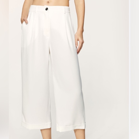 Rachel Zoe New York SZ:M NWT khaki color 23” inseam (wide leg) - Picture 1 of 12